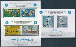 2107 Germany Berlin For Sport Aid Water Polo Football Soccer Official Special Colour Print 3xS/S MNH Lot#99 - Water-Polo