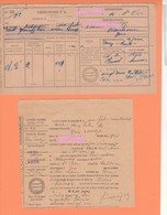 543   LAISSER PASSER  VIN  ROUGE 2 DOCUMENTS GERS  ST CLAR 32 1921   Et 1941  TAXE - Autres & Non Classés