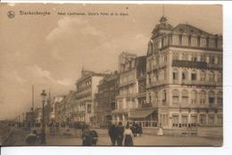 REF1258/ CP-PK Blankenberge - Blankenberghe Hôtel Continental,Stein"s Hôtel Et La Digue Animée MINT - Blankenberge