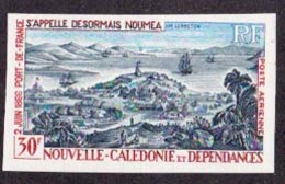 NEW CALEDONIA (1966) Port-de-France. Imperforate. Scott No C47, Yvert No PA86. - Geschnittene, Druckproben Und Abarten