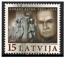 Latvia  2005 . G.Astra - The Champion Of Liberty. 1v: 15.    Michel #  646 - Lettonie