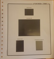 Andorra Española. Hoja USAFIL ANDORRA 2008 Con Filoestuches En Negro 2008 - Autres & Non Classés