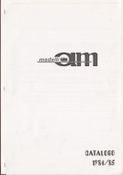 Catalogue Modelli A.M. Particolari Ottone Per Treni 1984-85 - En Italien - Non Classés