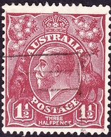 AUSTRALIA 1930 KGV 1½d Red-Brown SG97 FU - Oblitérés