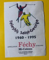 14422 - Téleski Saint-George 1960 - 1995 Féchy Mi-Coteau - Ski