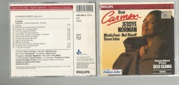 CD. Jessye Norman - Carmen  De Bizet , Ed. Philips 1989 - Opéra & Opérette