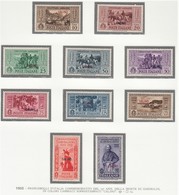 ITALIA 1932 COLONIE E POSSEDIMENTI EGEO 1932 CALINO SERIE GARIBALDI  SASSONE S.47  MLH PERFETTI E SPLENDIDI - Aegean (Calino)