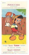 IMAGE PINOCCHIO, WALT DISNEY N°9, PUB SAVON CADUM - Andere & Zonder Classificatie