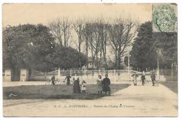 CPA ANIMEE COLOMBES, ANIMATION, L'ENTREE DU CHAMP DE COURSES, HAUTS DE SEINE 92 - Colombes