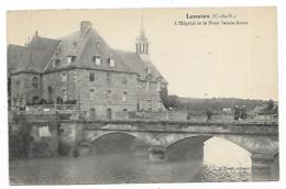 CPA LANNION, L'HOPITAL ET LE PONT SAINTE ANNE, COTES D'ARMOR 22 - Lannion