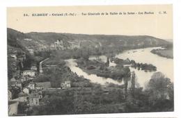 CPA ELBEUF, ORIVAL, VUE GENERALE DE LA VALLEE DE LA SEINE, LES ROCHES, SEINE MARITIME 76 - Elbeuf