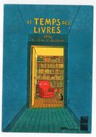 Illustrateur  André Juillard--carte Publicitaire--1996--Le Temps Des Livres (chat ) --du 12 Au 27 Octobre....à Saisir - Hedendaags (vanaf 1950)