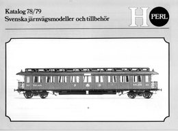 Catalogue PERL Modell 1978/79 Katalog Svenska Järnvägsmodeller - Non Classés