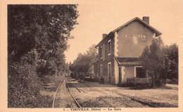 38 - ISERE - VIRIVILLE - 10038 - GARE - - Viriville