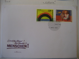 Liechtenstein-  FDC Beleg Europa  Mi.Nr.1400-1401 - Covers & Documents