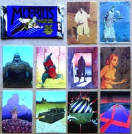 MOEBIUS > Pochette De 10 CARTES DE COLLECTION (Comic Images, 1993) : N° 8, 17, 29, 44, 48, 50, 63, 79, 84, 87 - Chromos