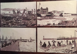 4 Gravures-Images-Illustrations,17,Charente Maritime, Rochers De Foncillon, Môle,Grande Conche, Pierrières Et Terrenègre - Sonstige & Ohne Zuordnung