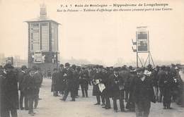 Sport.   Hippisme :     Hippodrome De Longchamps  Tableau D'affichage          (voir Scan) - Hippisme