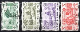 Col17  Colonie Nouvelles Hebrides N° 155 159 162 & 165  Oblitéré  Cote 38,30€ - Used Stamps