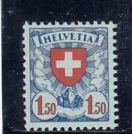 Suisse - Année 1933/34 - Type écusson - N°YT 210a** - Papier Gaufré (grillé) - Ungebraucht