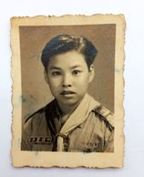 SCOUTISME INDOCHINE VIETNAM SCOUT ECLAIREUR SCOUTING PHOTOMATON PHOTO D'IDENTITE SAÏGON ENFANT CHILD COSTUME - Movimiento Scout