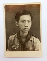 SCOUTISME INDOCHINE VIETNAM SCOUT ECLAIREUR SCOUTING PHOTOMATON PHOTO D'IDENTITE SAÏGON ENFANT CHILD COSTUME - Scoutismo