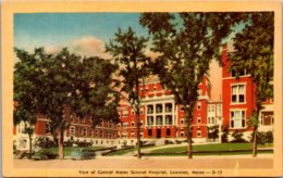 Maine Lewiston View Of Central Maine General Hospital Dexter Press - Lewiston