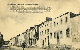 028 149 - CPA - Belgique - Abgebrannte Strasse In Battice - Herve