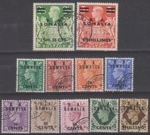 Somalia B.A.1950 SaN°21-31 11v Cpl (o) - Somalië