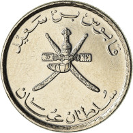 Monnaie, Oman, Qaboos, 25 Baisa, 2013, British Royal Mint, SPL+, Nickel Clad - Oman