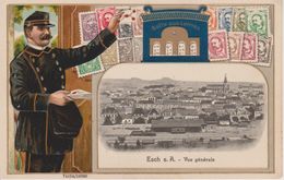 ESCH SUR ALZETTE - LITHO VUE GENERALE - FACTEUR - Esch-Alzette