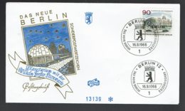 Berlin 1966, MiNr 263, Ersttagstempel - Buste Private - Usati