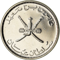 Monnaie, Oman, Qabus Bin Sa'id, 25 Baisa, 2008, British Royal Mint, SPL+, Nickel - Oman