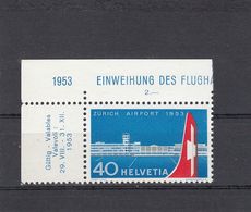 Suisse - Année 1953 - Neuf** - N°YT 536** - Inauguration De L'aéroport De Zurich-Kloten - Unused Stamps