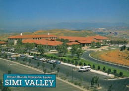 Ronald Reagan Presidential Library Simi Valley California, C1990s Vintage Postcard - Présidents