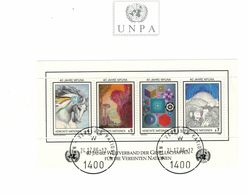 40 Jahre WFUNA 1986 - Weltverband Der Gesellschaften - Briefstück 1400 Wien - Brieven En Documenten