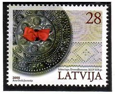 Latvia 2008 . Costumes. Decorations. 1v: 28.    Michel # 746 - Latvia