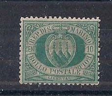 REPUBBLICA DI SAN MARINO 1892-94 CIFRA O STEMMA SASS. 14 MNH XF - Neufs