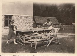 Table Tennis Ping Pong Original Old Real Photo 1939 - Table Tennis