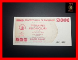 ZIMBABWE 500.000.000 500000000  $ 2.5.2008  P. 60  UNC - Zimbabwe