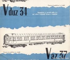 RIVAROSSI Fiche D'information Pour Les Revendeurs De 1958?  Vduz 34 Vaz 37  - En Italien - Sin Clasificación