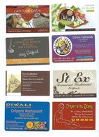 17663 -10  PETITES CARTES PUB - THEME CREPERIE - Paperboard Signs