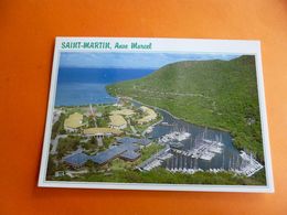 Martinique Saint Martin Anse Marcel  ' écrite + Timbre ) Edit Exbrayat - Saint Martin
