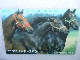 JAPAN NTT AND OTHERS  USED CARDS  HORSES - Horses