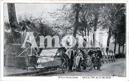 87. HAUTE-VIENNE - BUSSIERE-POITEVINE. Bourgadier-Lantinier Machines Agricoles, Exposition Milwaukee Route Du Dorat. RRR - Bussiere Poitevine