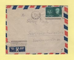 Israel - 1954 - Destination Saarlouis - Lettres & Documents
