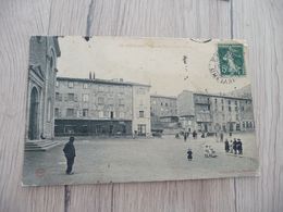 CPA 07 Ardèche Le Cheylard Grande Place Saléon Terras - Le Cheylard