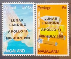 Space Cosmos The Moon Programme Surcharge Lunar Landing Apollo 11, Overprint - Other & Unclassified