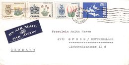 CANADA - AIRMAIL LETTER 1966 WESTON - EMDEN/GERMANY //T11 - Briefe U. Dokumente