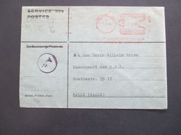 Niederlande 1944 Zensurbeleg Der Wehrmacht Service Des Postes Durchgestrichen Und Neuer Stempel Dienst P.T.L. - Lettres & Documents